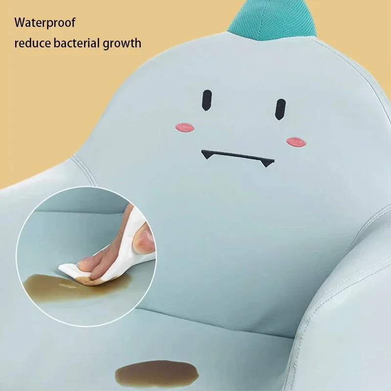 For Fox Animal PU Leather Children's Sofa Baby Cute Cartoon Girl Boy Learning Stool Baby Seat Reading Small Sofa for Kids