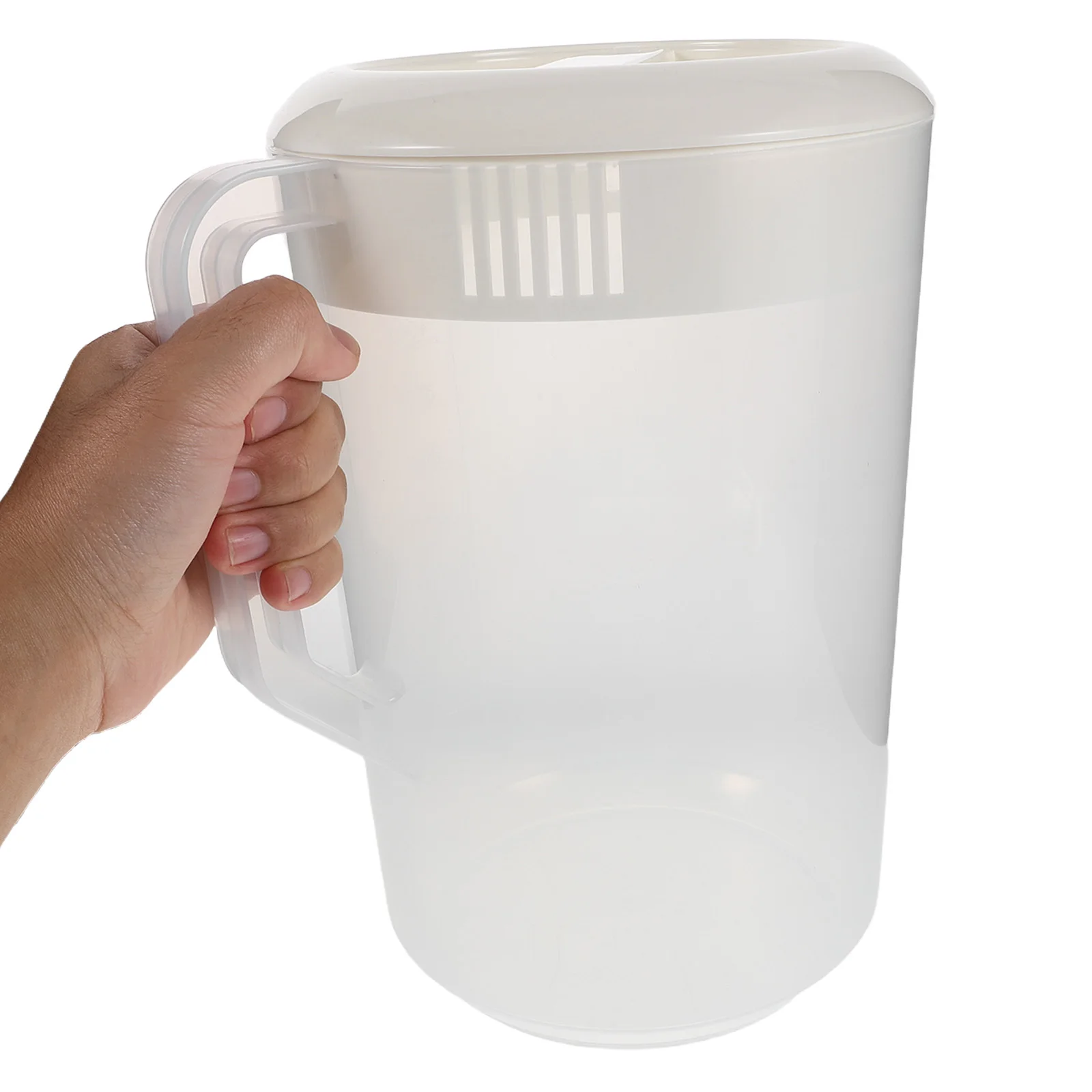 

5000Ml Household Cold Water Jug Food Grade Plastic Leakproof Fridge Door Pitcher For Juice Iced Tea Lemonade Beverage