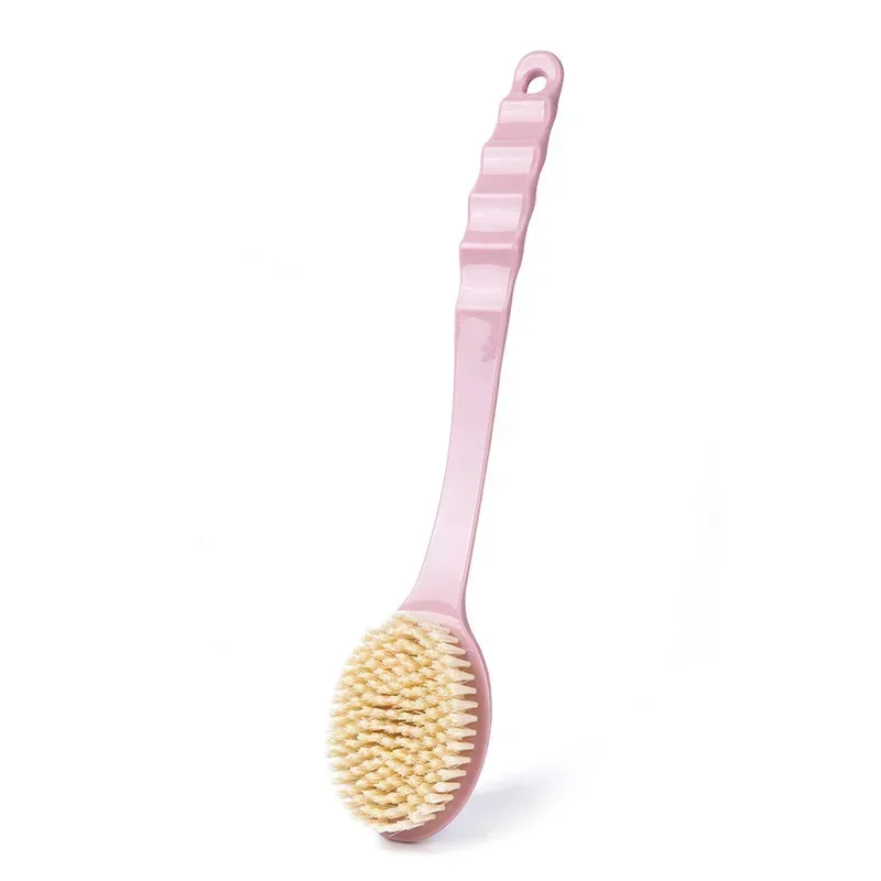 Long Handle Back Bath Brush Soft Body Scrub Skin Massager Shower Scrubber Body Cleaning Brush Exfoliation Bathroom Accessories