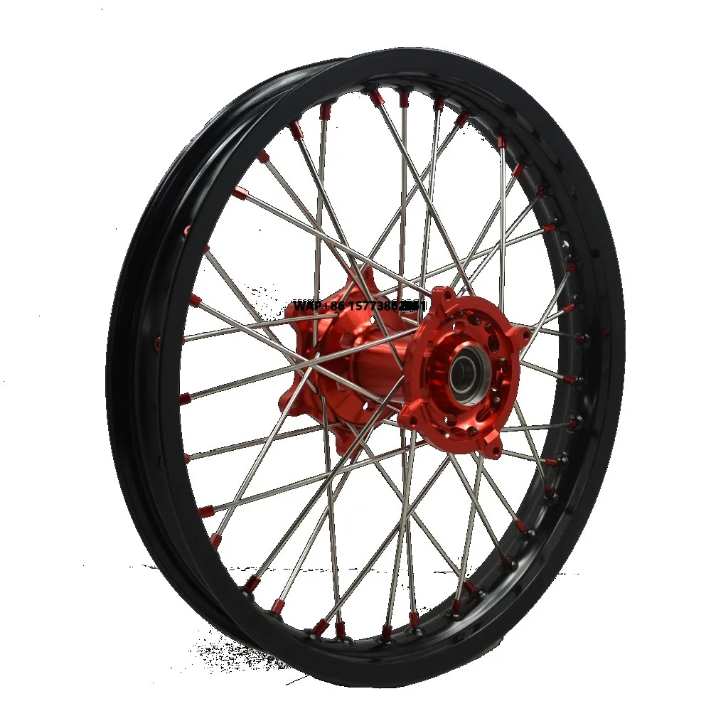 

Motorcycle Accessories Wheel Spoke Nipple Wheels Set for 125CC Dirt Bike