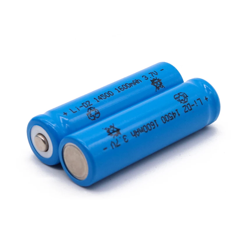 14500 AA Battery 3.7v 1600mah Lithium Batteries Li-ion Rechargeable Batteries Portable Bateria For Electric Shavers Toys