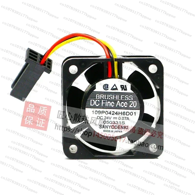 1PCS for 109P0424H6D01 New Sanyo 4CM 4020 24V 0.07A Fanuc System Cooling Fan