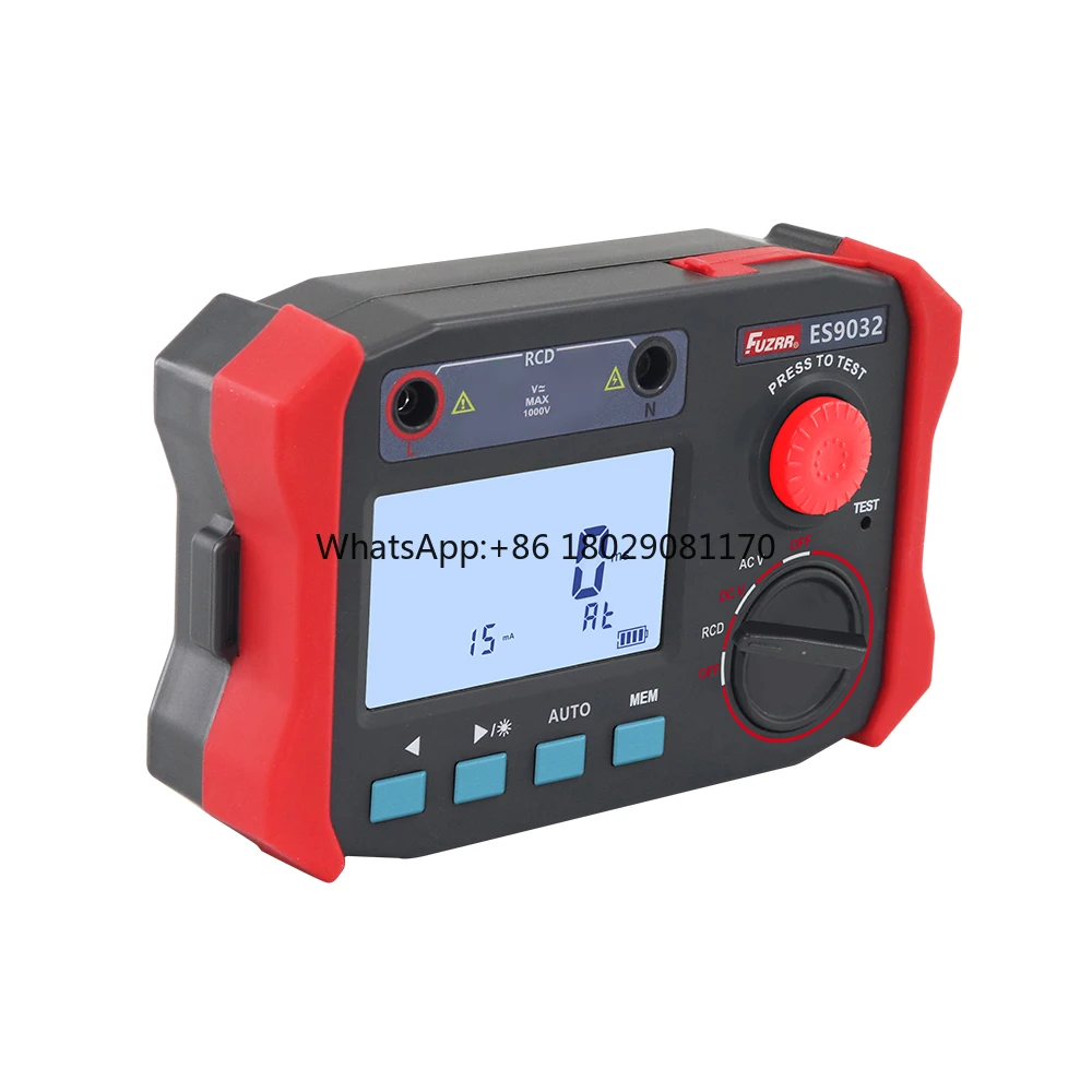 Digital  Leakage Current Detector AC Voltage loop tester  Leakage Switch Tester