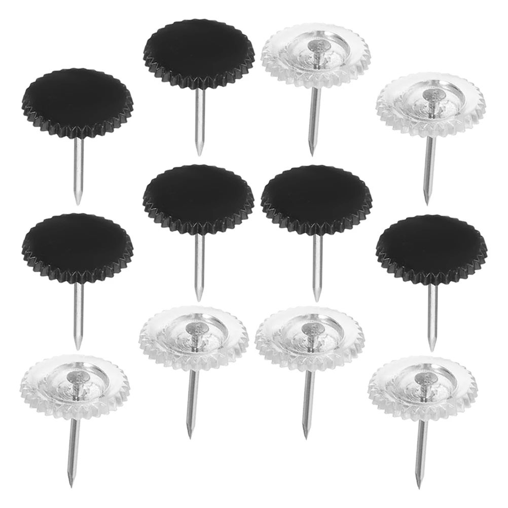 

200 Pcs Clear Thumbtacks Decorative Pushpins for Office Whiteboard Cork Board Pins Map Markers Drawing Paper Fixing Photo Wall