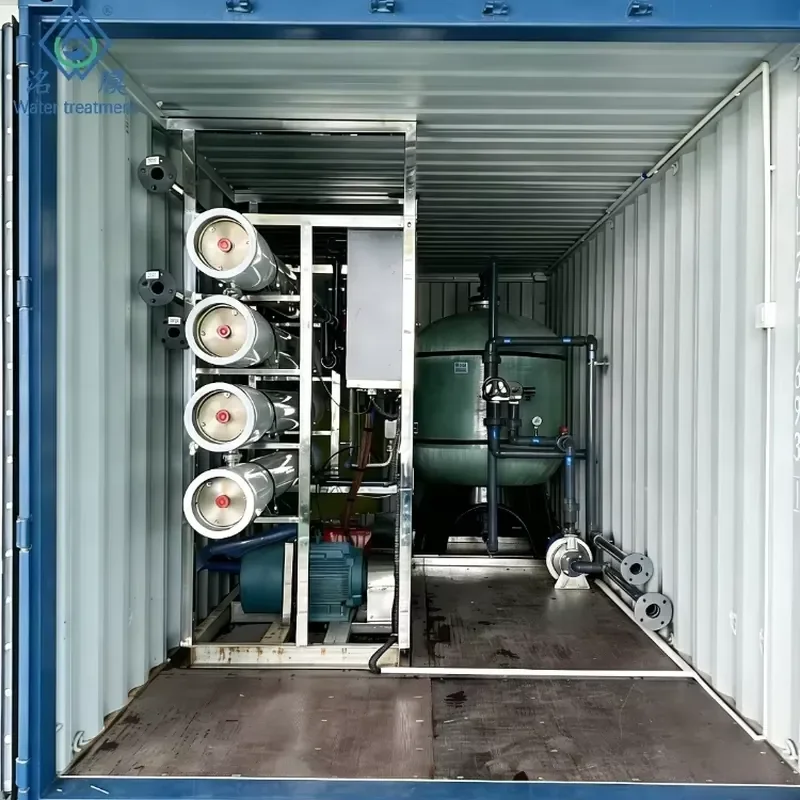 Containerized Pure Water Treatment System Mobile RO Plant Pump 5000L/Hour Industrial Reverse Osmosis Water Purification