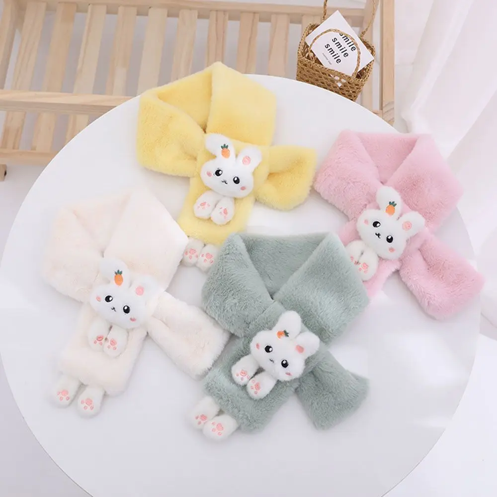 Autumn Winter Cartoon Cold-Proof Scarves Wraps Scarf Collar Child