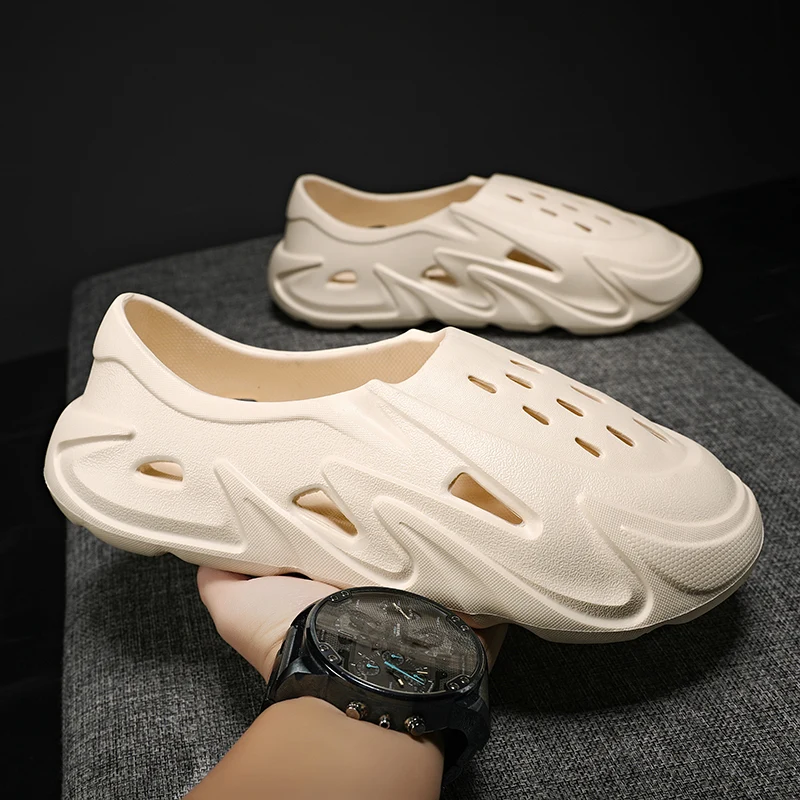 

2025 yeezy Coconut Slippers Cloud Thick-soled Sandals Summer Fashion Soft Bottom Beach Men Slippers Women's Sandals EVA Slides