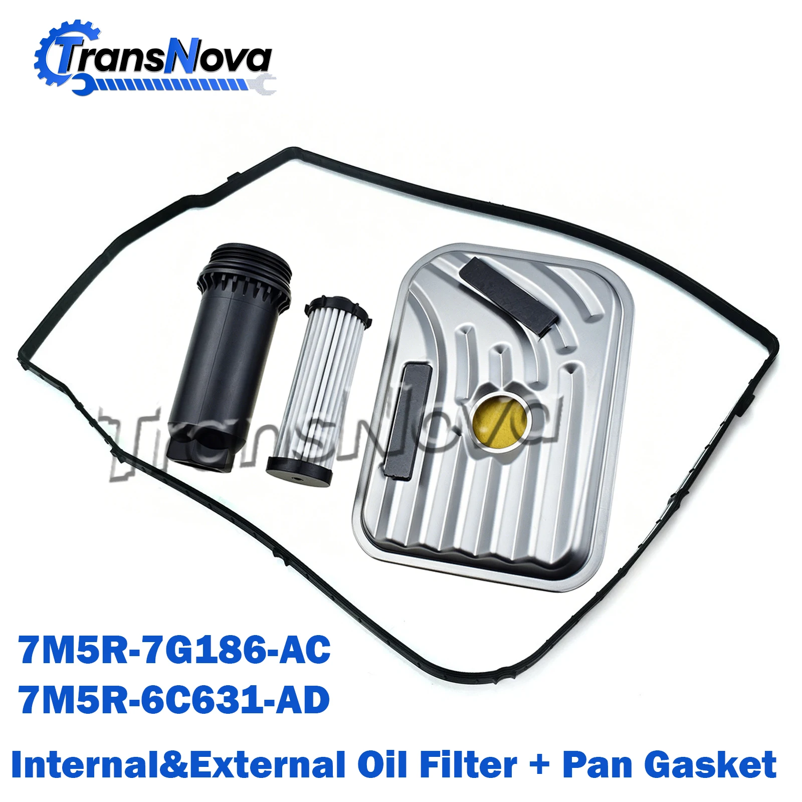 TransNova MPS6 6DCT450 Transmission Oil Filter Kit Internal External Filter W/ Gearbox Pan Gasket For Ford FOCUS Volvo Chrysler