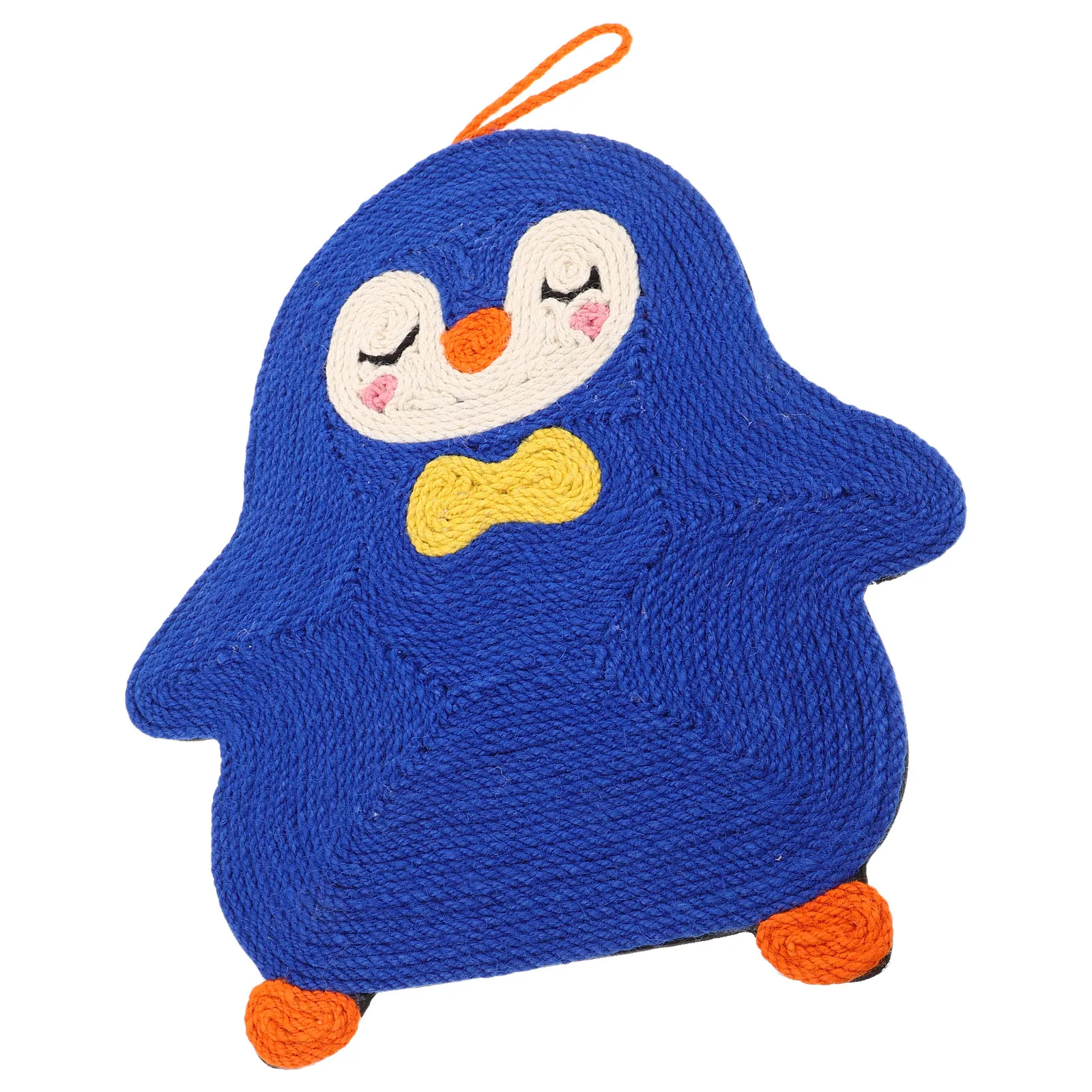 

Коврик-когтеточка для кошек из натурального сизаля в форме пингвина, устойчивый, для использования в помещении, защита дивана, доска для царапания, защита мебели