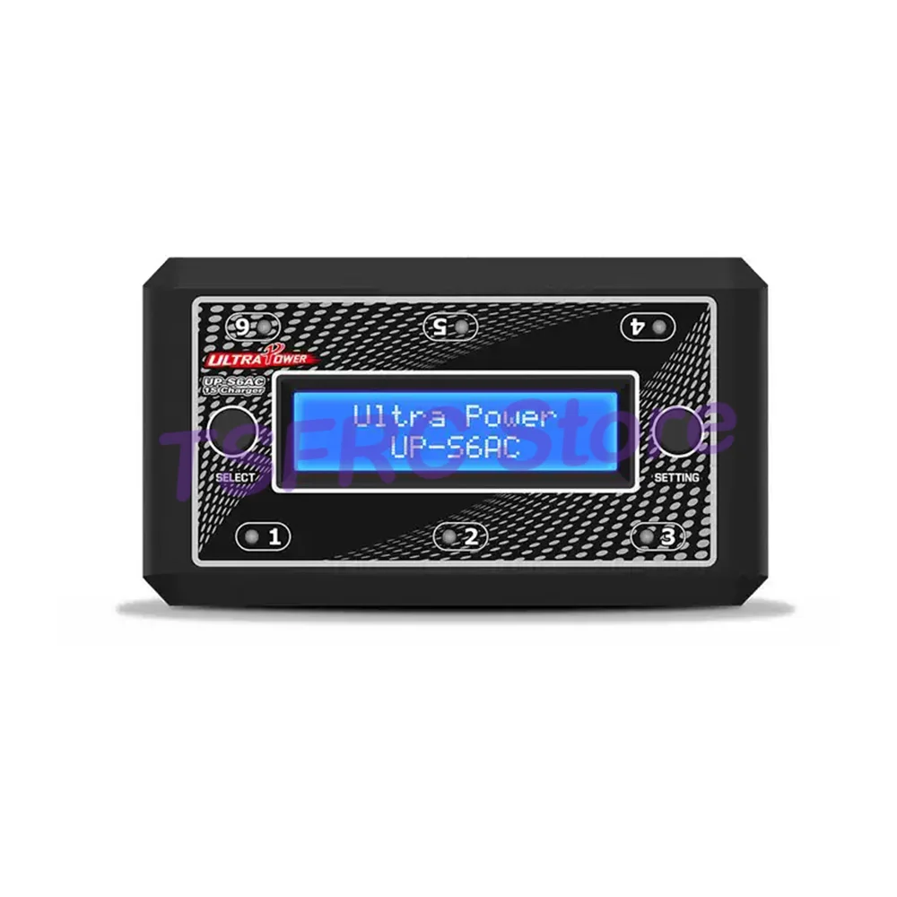 Ultra Power UP-S6AC pantalla Digital LCD 6x4,35 W AC DC cargador de batería para 1S LiPO LiHV RC modelo Accesorios