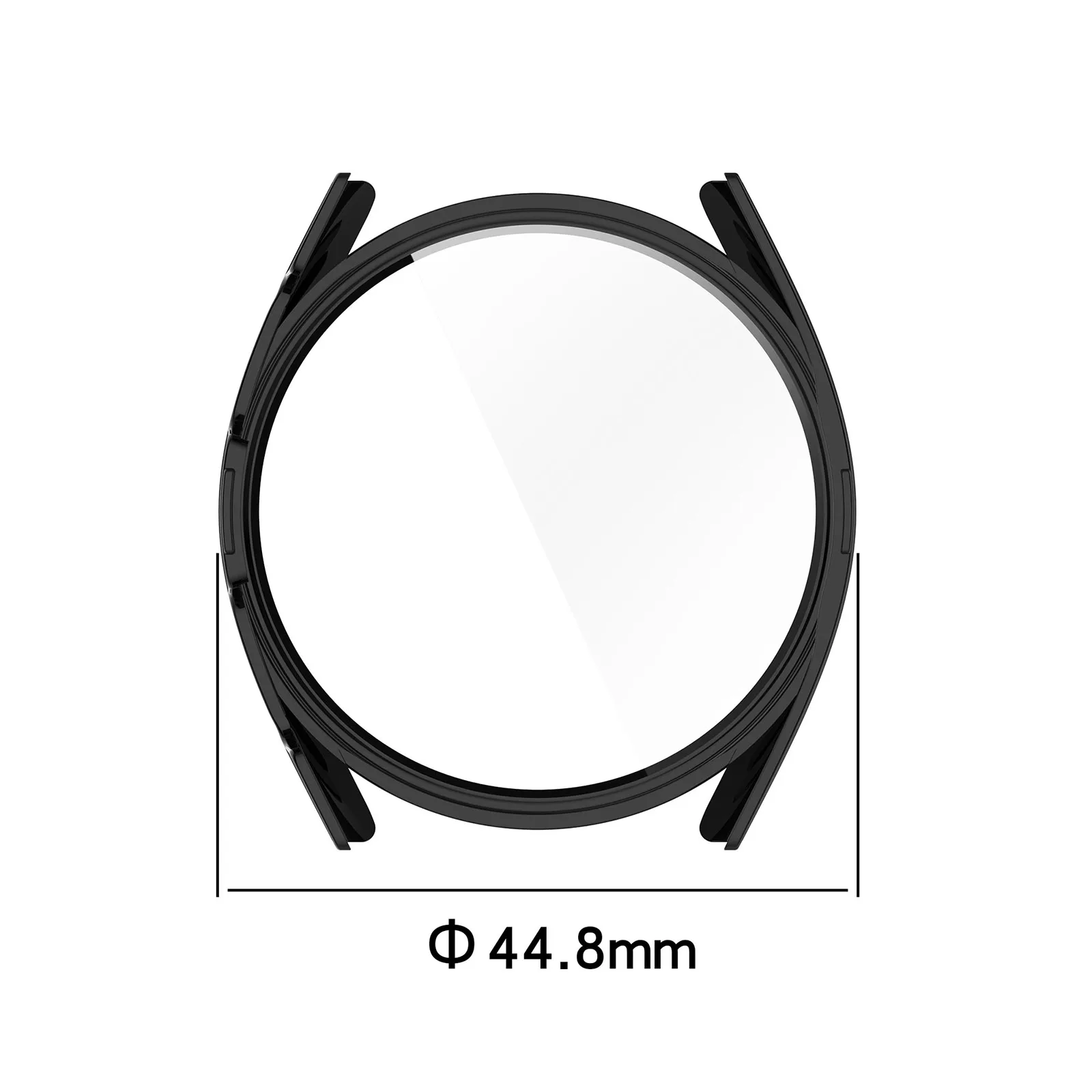 حافظة حماية من الزجاج الشخصي لساعة شاومي S2 حافظة واقية من فيلم شل حافظة متكاملة شاملة للجميع