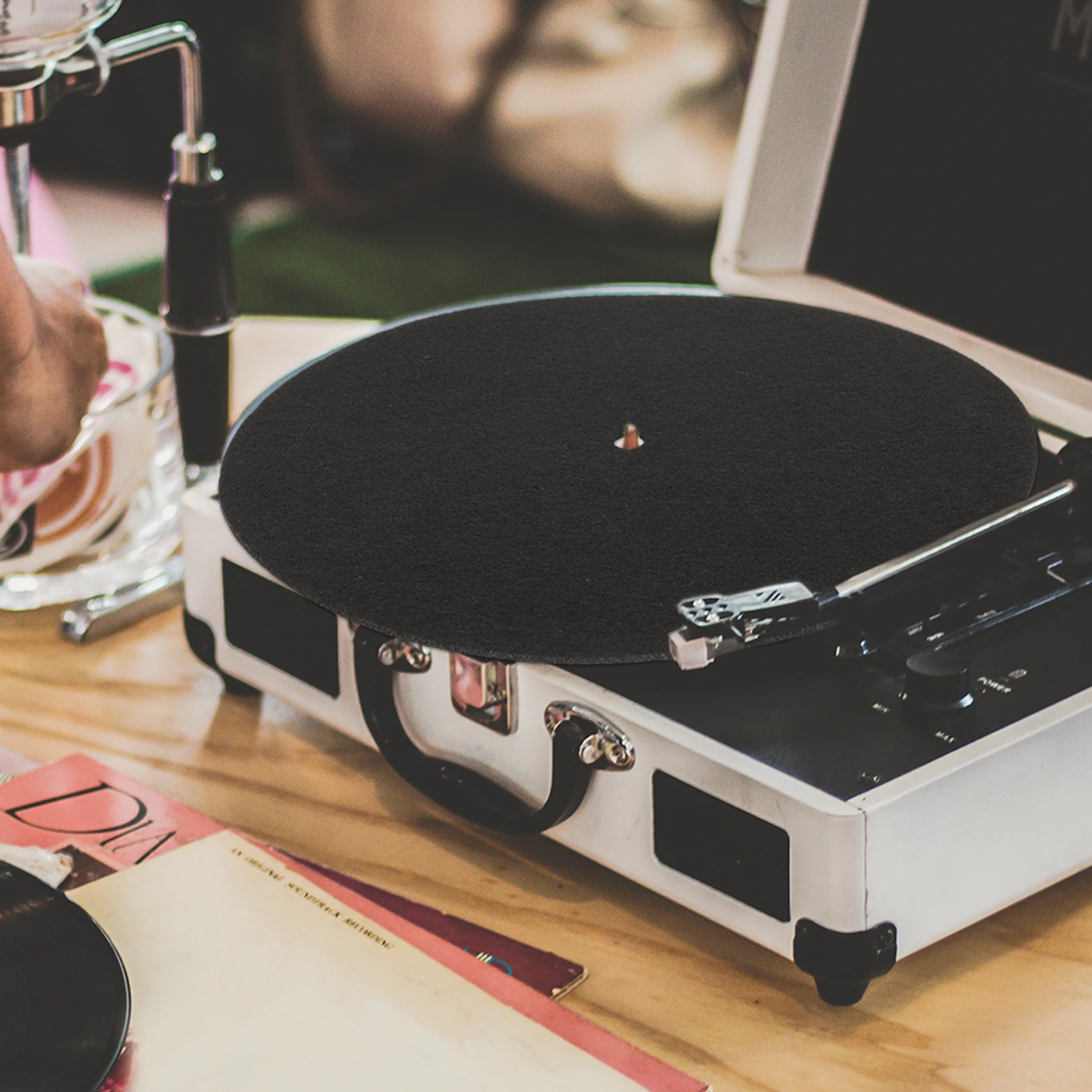 10 Inch 3Mm Turntable Mat Vinyl Record Pad Non Slip Disc Protective Felt Mat For Phonograph Turntable Accessories Reduces