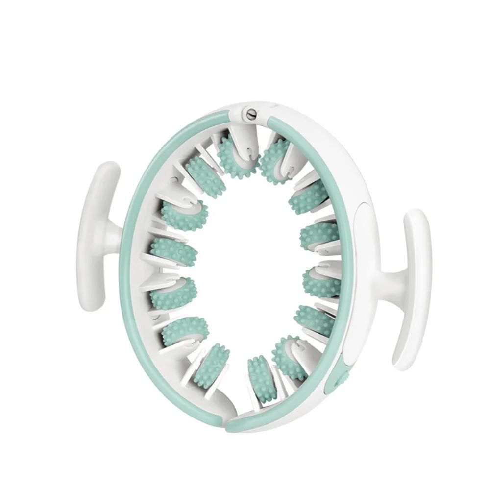 Detachable Handles Ring Leg Massager Multifunctional 360° Wrap Around Manual Massage Roller Non-slip Comfortable