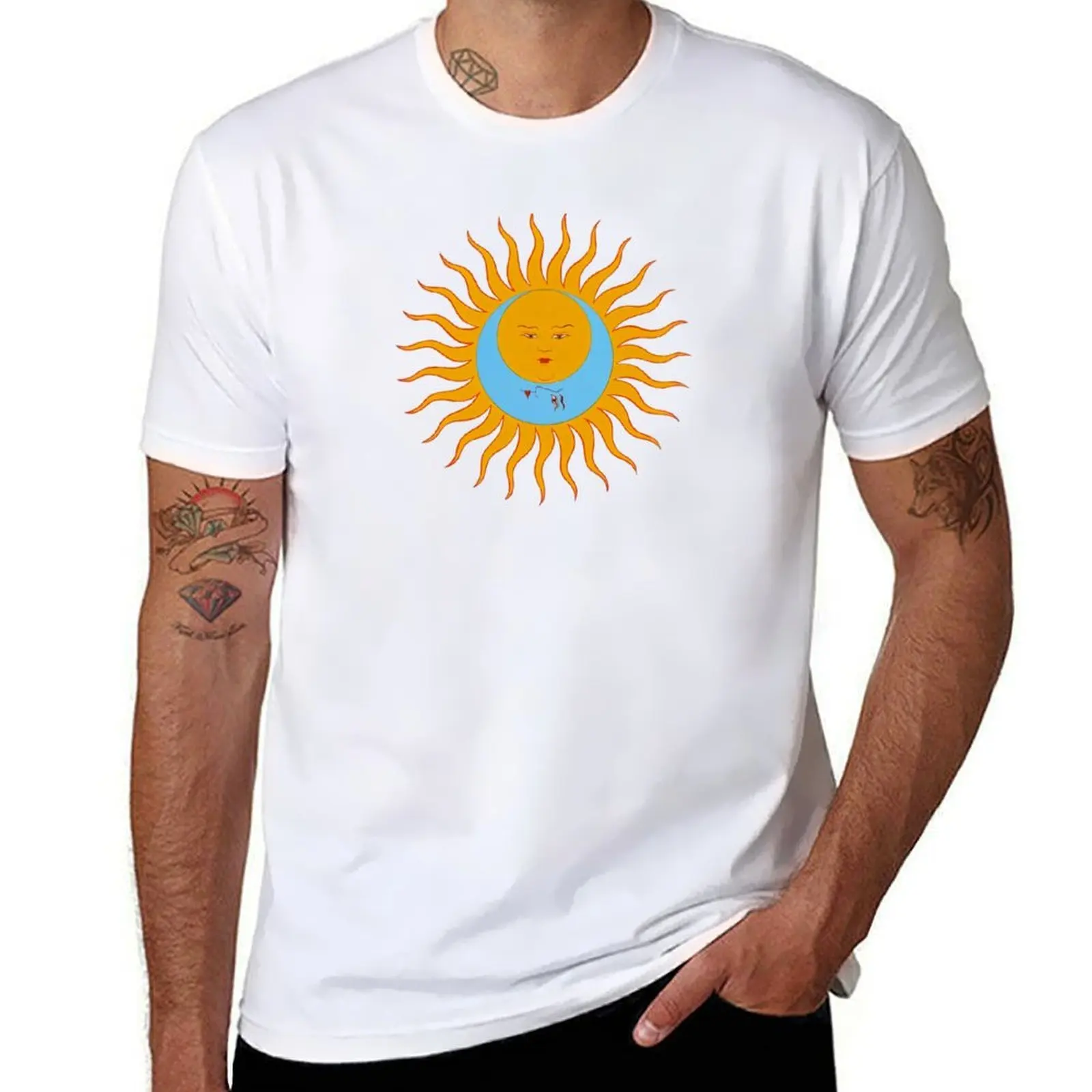 

bh32rg | king crimson | heuiirie Larks' Tongues in Aspic T-Shirt t shirts for man pack white funny t shirts cotton T-Shirt