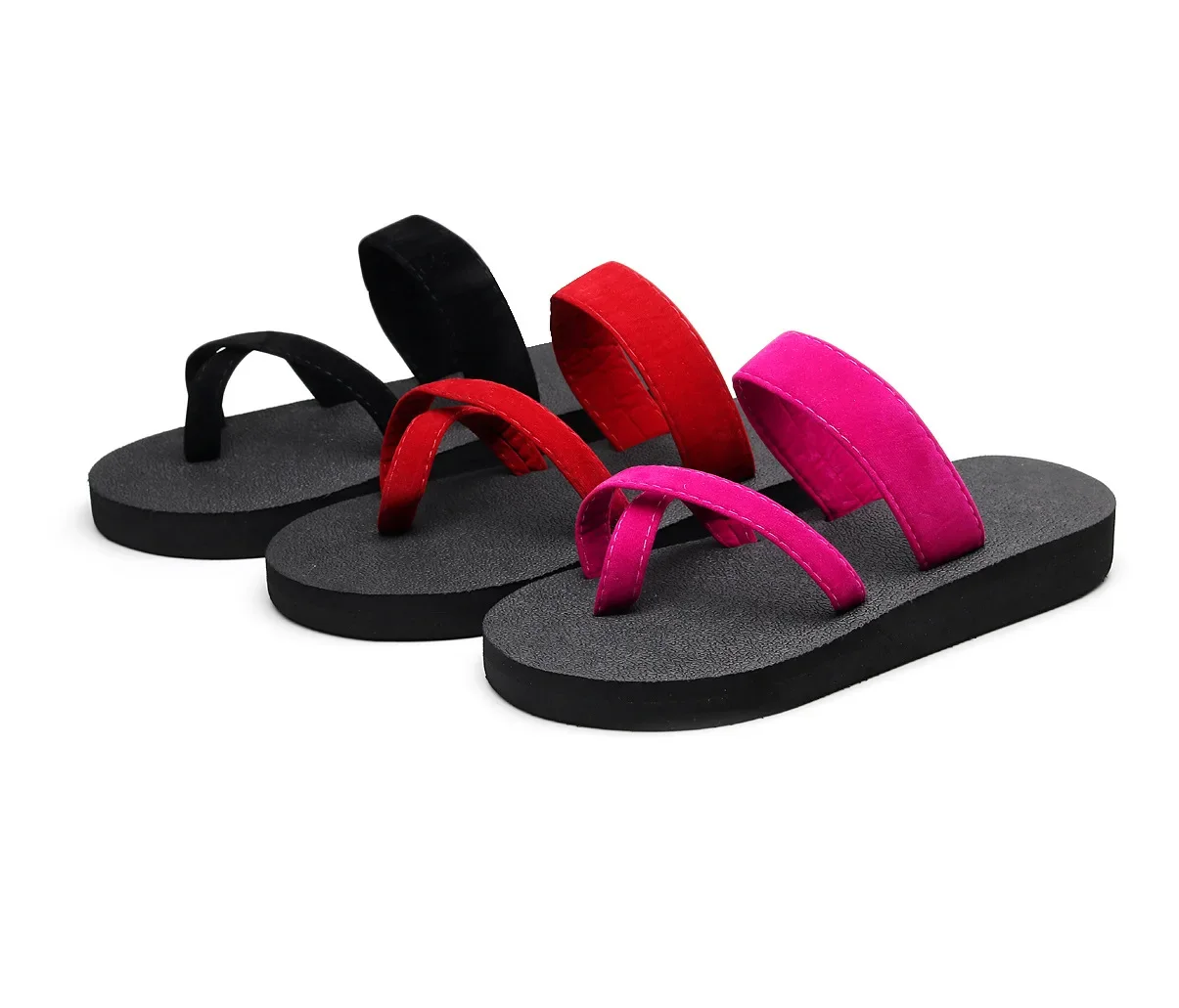 

Summer New Toe Flip Flops Women's Casual Slippers Women's Clip on Beach Shoes