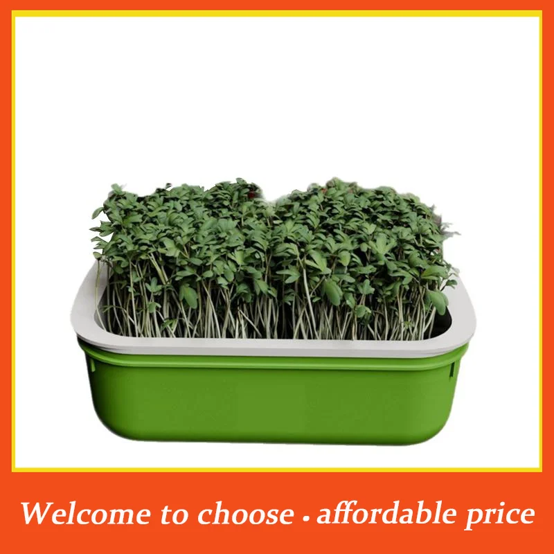 **1Pcs Double Layer Germination Tray Plastic High Ventilation Hydroponic Planting Tray Cultivation Pot Grid Design Sprout Tray'