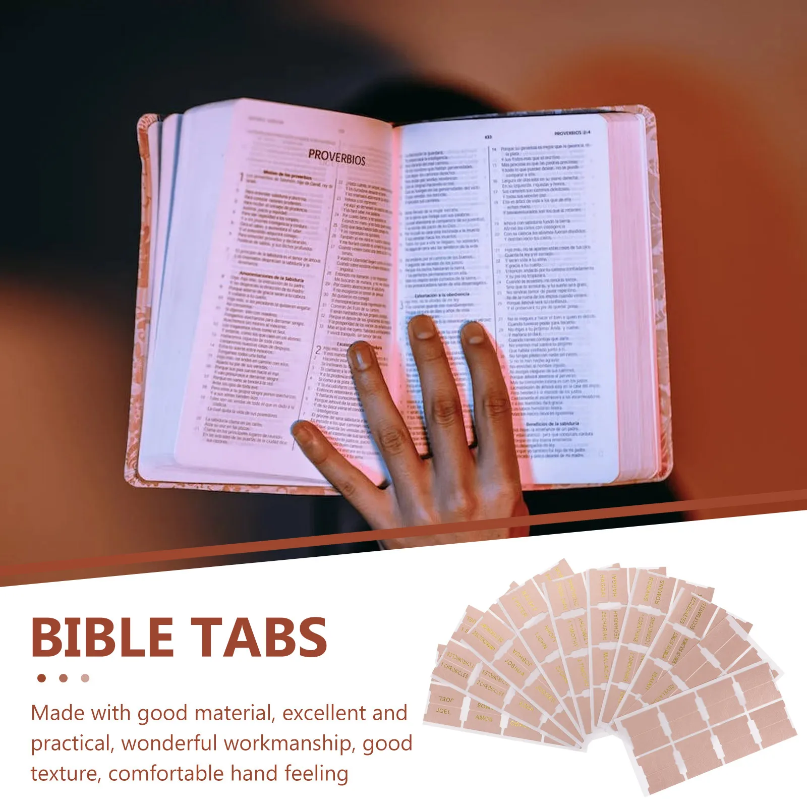 

1 set Bible Labels 66 Index Tabs 14 Blank Markers for Study Practical Rose Gold Bible Bookmarks Journaling Supplies