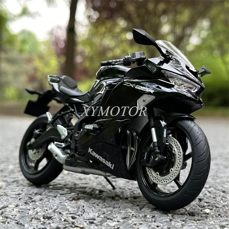 AOSHIMA-Kawasaki ZX-25R Metal Diecast Model Car, Moto Moto Brinquedos, Exibir Ornamentos Coleção, Presentes, Passatempo, 1:12