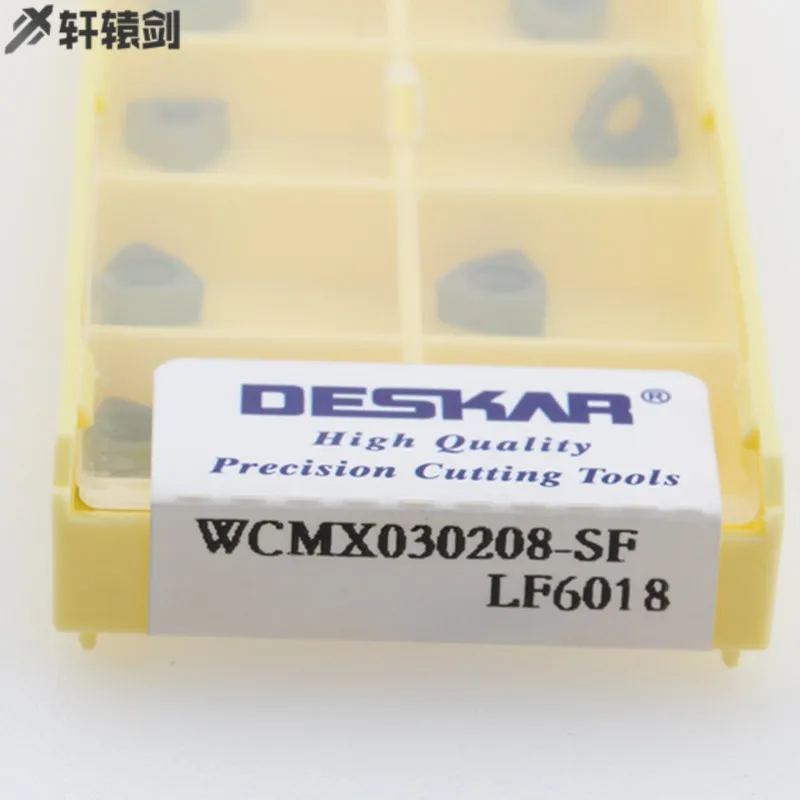 10 قطعة WCMX030208 WCMX020408 WCMT050308 WCMT06T308 WCMT080412 SF LF6018 2d 3d 4d 5d U-مثقاب الخشب إدراج أو كربيد إدراج