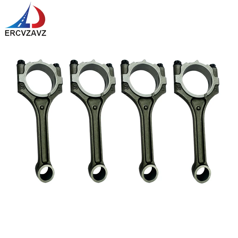 

4Pcs G4FD Engine Connecting Rod 23510-2B000 23510-2B010 235102B010 For 2012-2017 Hyundai ACCENT Accent KIA SOUL RIO 1.6L L4 DOHC