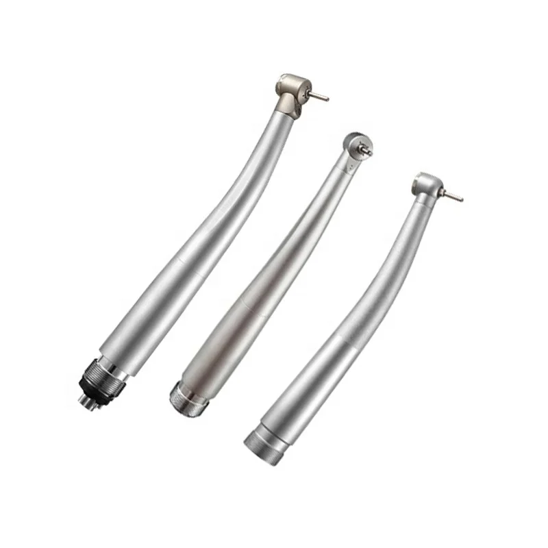 Dental Small Head Double LED Mini Head High Speed Handpiece for Dental Lab Kids Hand Piece Push Button dentistry tools