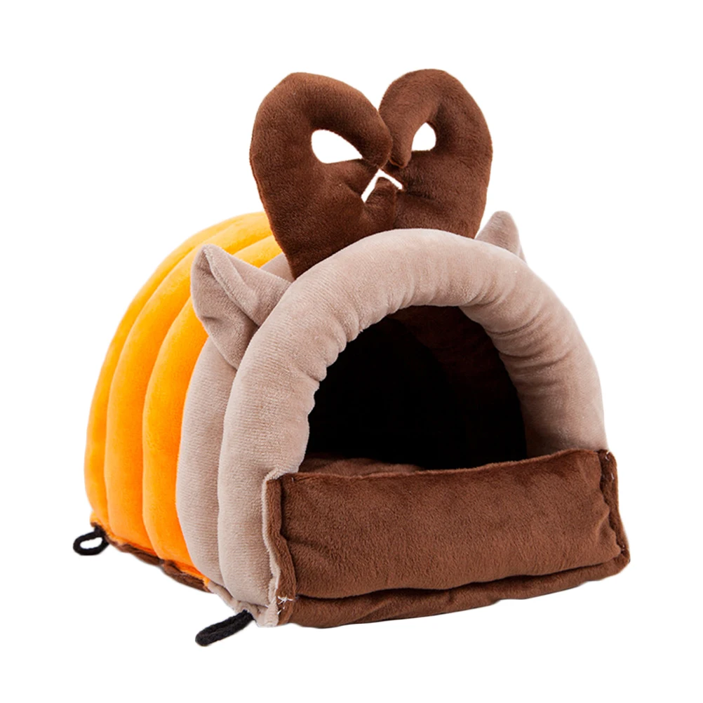 

Pet Warm House Small Animal Bed Soft Material Guinea Pig Cotton Bed Winter Sleeping Nest Rabbit Cozy Home Decor