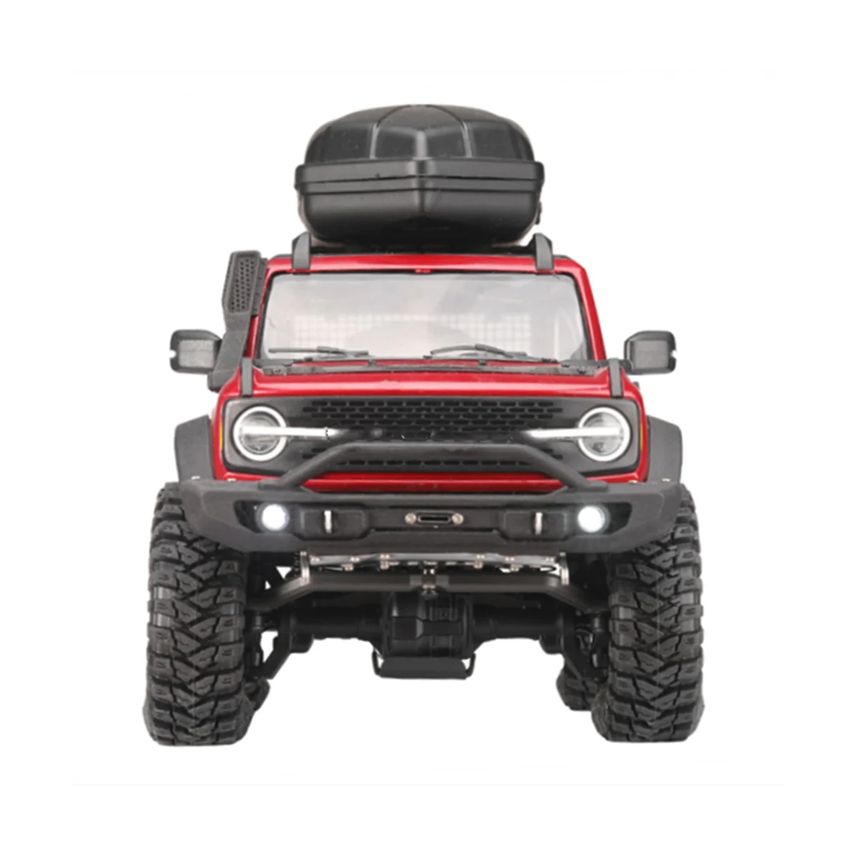 Front Bumper with LED Light for TRAXXAS TRX4M TRX4-M 1/18 RC Crawler Car Upgrade Parts Accessories