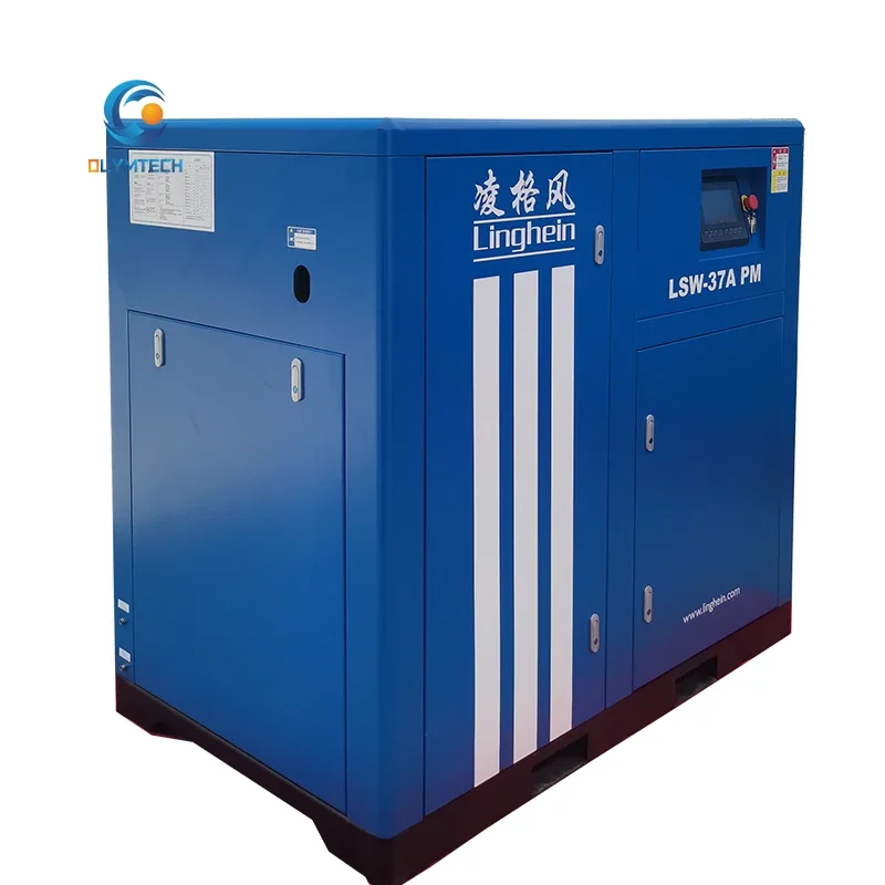 100% oil-free LINGHEIN stable high efficiency air compressor china factory direct price oil free screw air compressor