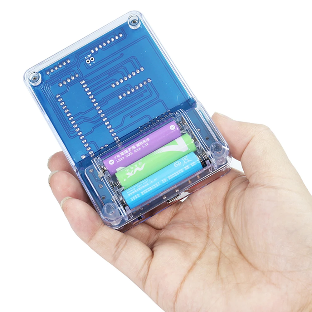 DIY Kit Elektronische Pixel Spielkonsole LED Dot Matrix Digital Tube Display STC15F2K60S2 MCU Doppelseitige PCB DIY Löten Kit