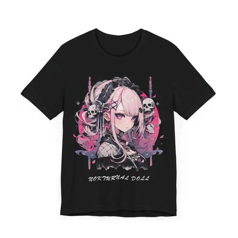 

Anime Tee Anime Girl tshirt Waifu t-shirt Anime Art t-shirt manga tshirt Kawaii egirl clothes goth