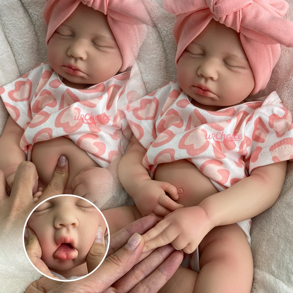 

Ручная роспись 20 дюймов, силиконовая кукла реборн с открытым ртом, кукла реборн для девочек и мальчиков, Испания Muñeca для детей от 3 лет, рождественские пасхальные подарки