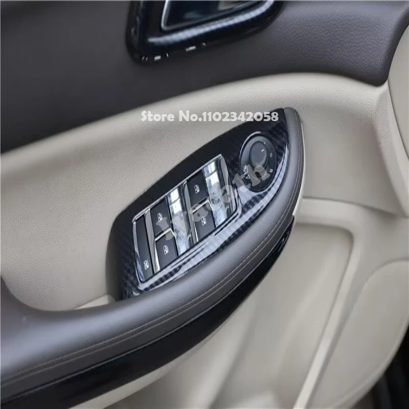 LHD RHD For Chevrolet Malibu 2012 2014 2015 ABS carbon door handle window switch center control gear box steering wheel cover