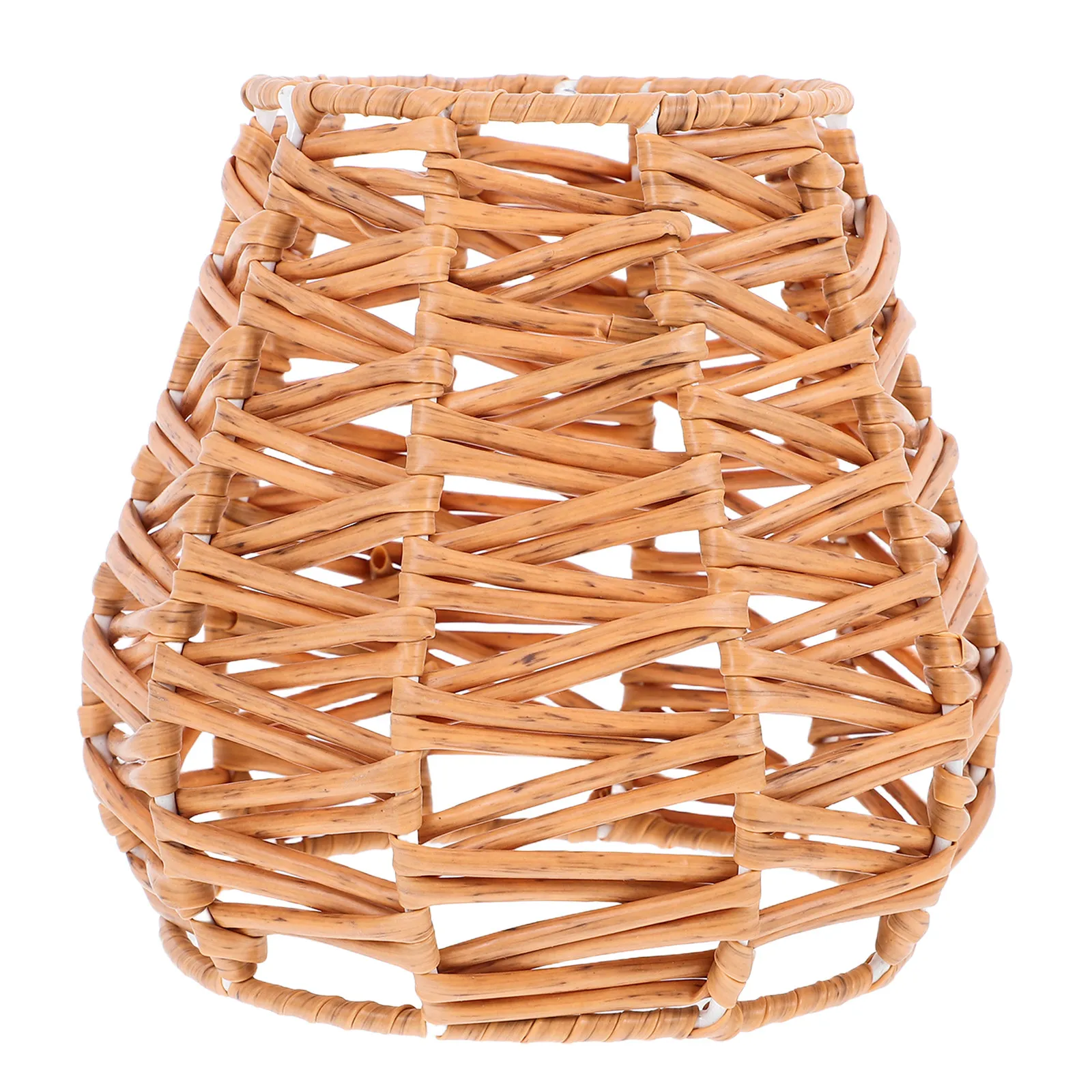 

Плетеный абажур из искусственного ротанга для подвесных светильников: мягкое рассеянное теплое освещение, в стиле рустик/фермерский дом, для люстр и потолочных светильников