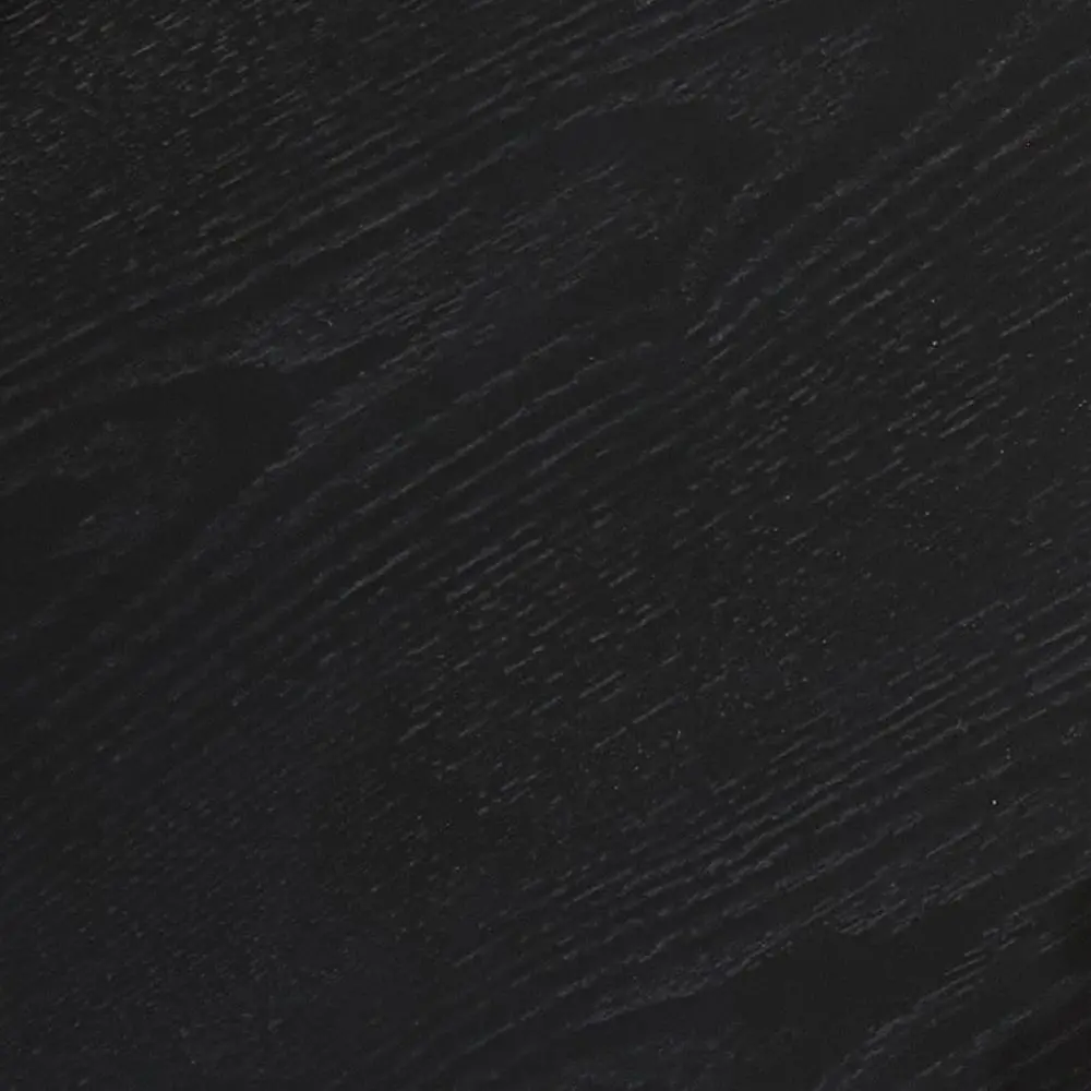 Moderner schwarzer ovaler Couchtisch, 39,37 für kleine Räume, stabiles Sockeldesign für Wohnzimmer und Schlafzimmer