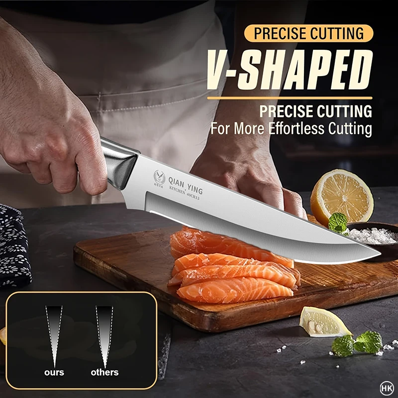 A large outdoor camping knife suitable for cutting and segmenting meat and vegetables, and is an excellent camping equipment