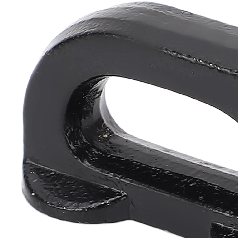 

4Pcs Rail Fitting Carbon Steel L Track Fitting Black Double Stud Fitting Tie Down Fitting RV Application