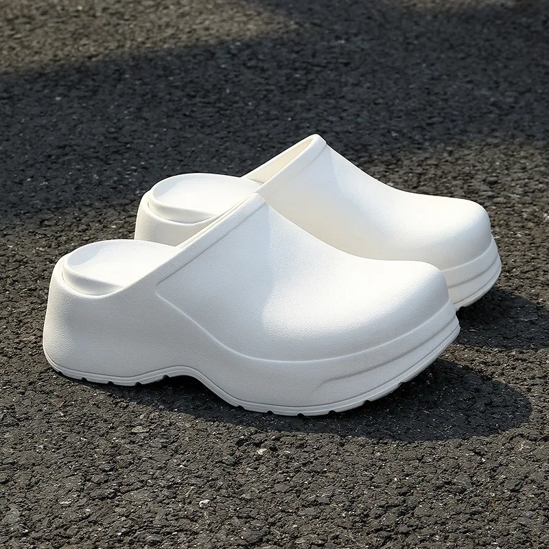 Mode frauen Chunky Plattform Sandalen 2025, Sommer Neue Dicke Sohle Eva Clogs Garten Schuhe Frau Im Freien Nicht Slip Strand hausschuhe
