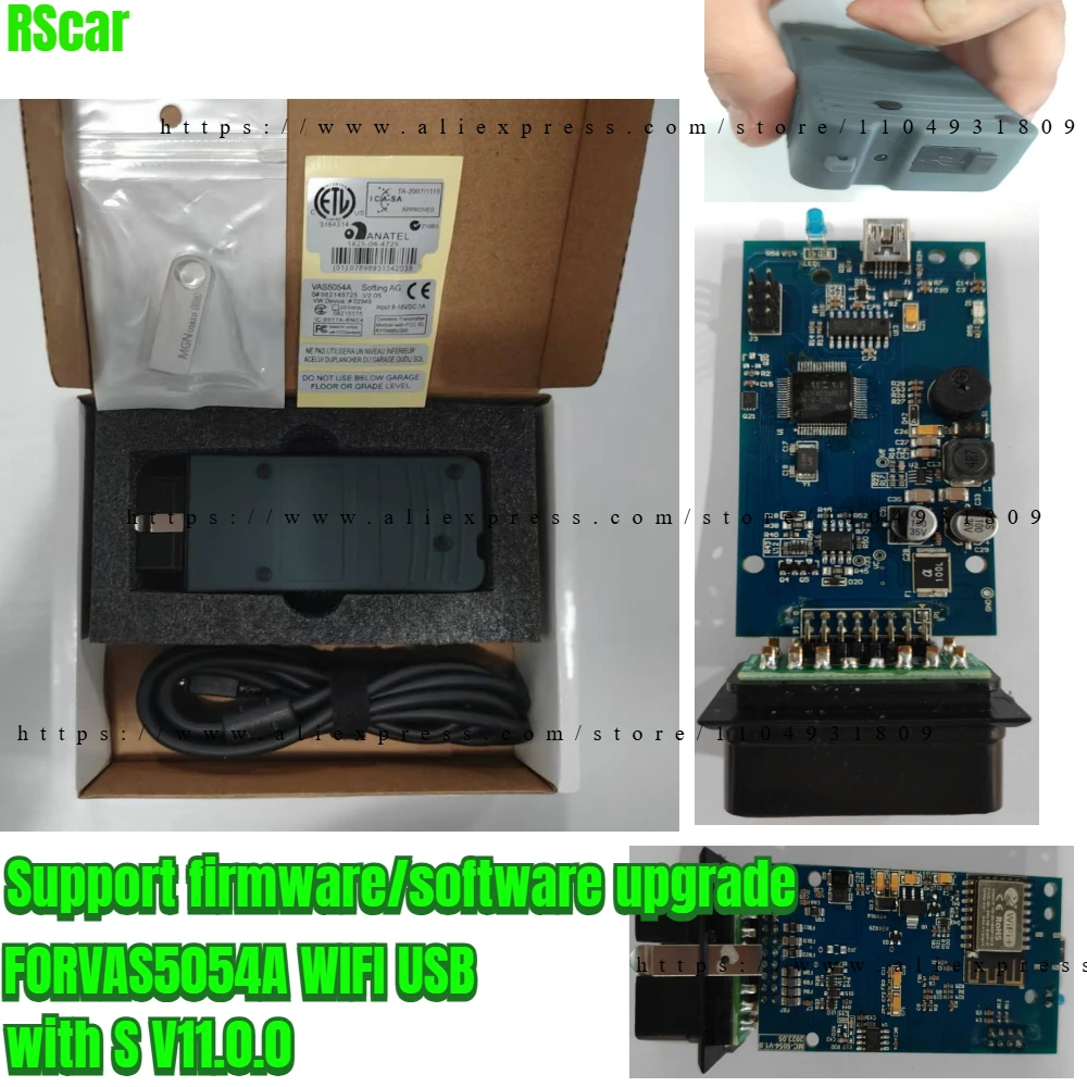 

НОВАЯ версия FORVAS5054A USB WIFI с поддержкой прошивки и обновления программного обеспечения S V11.0.0 FORVW/Audi/Skoda для диагностического инструмента Win10