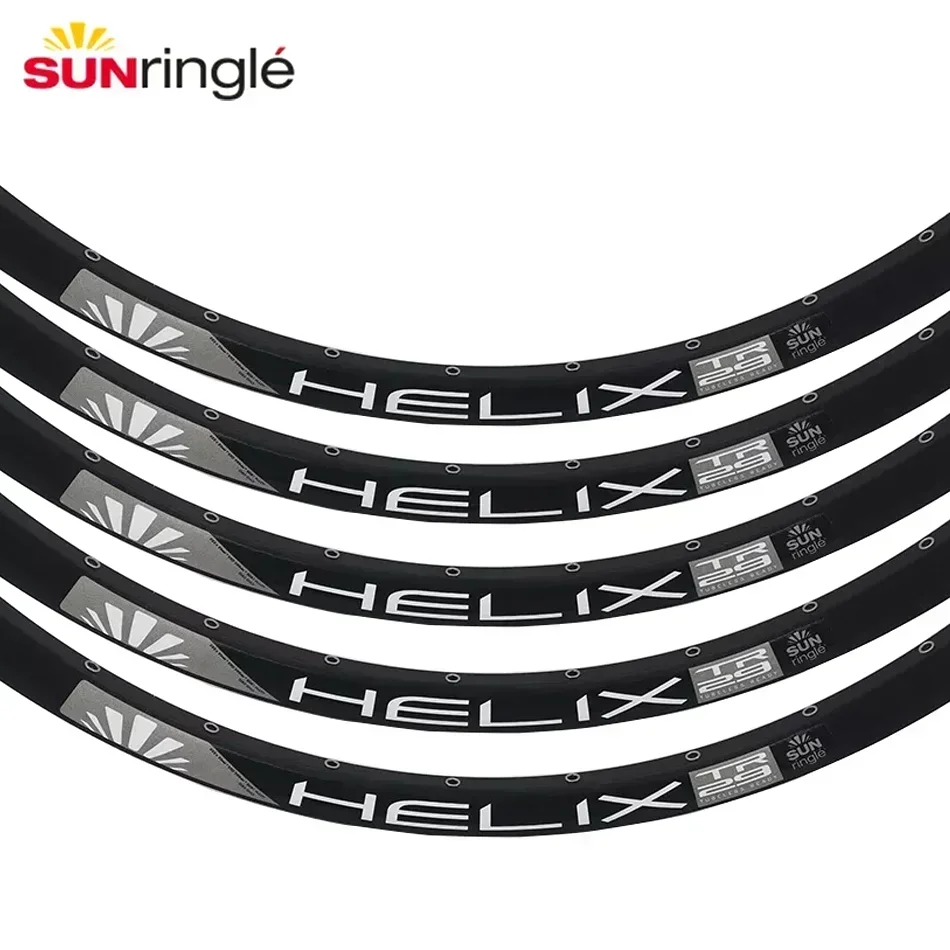 Sunringle HELIX Bicycle rim Aluminum alloy Mountain/road bike TR25 TR27 TR29 vacuum wheel rim 28H 32H  wheel rim 29/27.5/26 inch