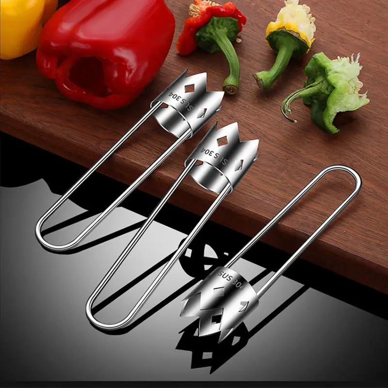 1 PC Multifunctional Fruit and Vegetable Core Remover Stainless Steel Fruit Apple Corer for Kitchen Gadget