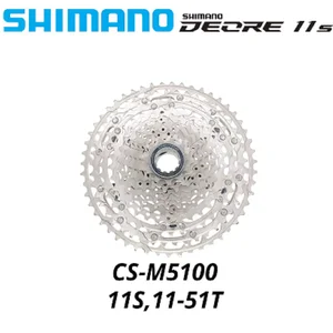 Shimano Deore CS M5100 11 Speeds Cassette Free Wheel to Mountain Bike MTB CS-M5100 11-51t 11s 42t Bike 11V 10 Main Sales Cassette 11V - №8