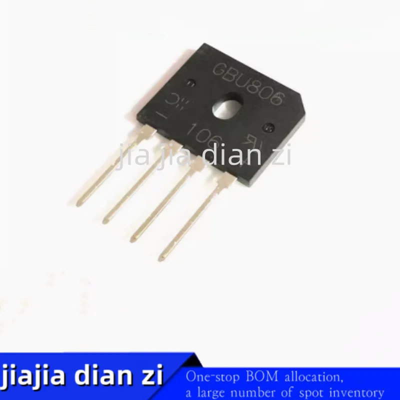 5pcs/lot GBU806 DIP-4 rectifier ic chips in stock