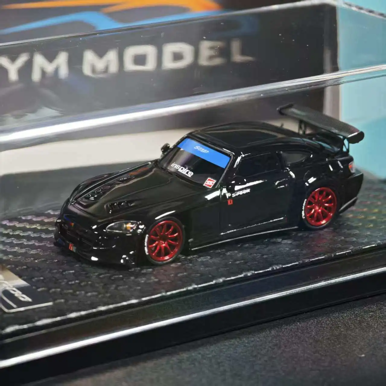 YM 1:64 Honda S2000 SPOON Cast Resin Automobile Model, Boys