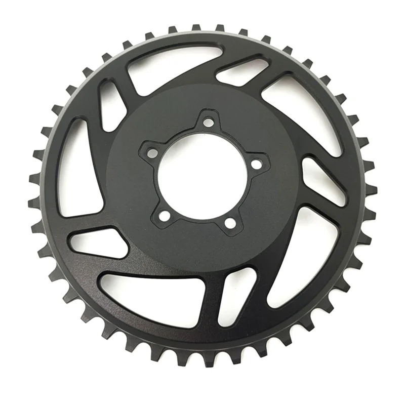 A06T-New Design 42T Crankset CNC 6061 T6 Alloy Crankset for Banfang BBS01 BBS02 Mid Drive Motor