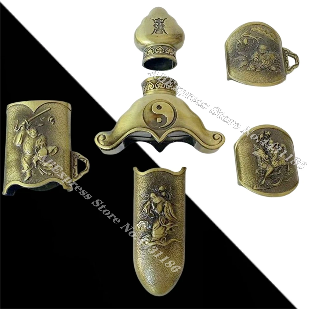 The Eight Diagrams Theme Chinese KungFu/TaiChi Sword Set Fittings For WuShu/Tai Ji Jian Assemble DIY Metal Accessory