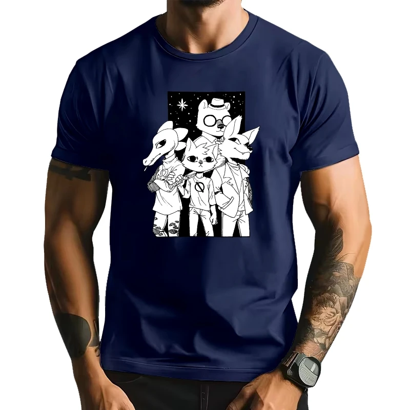 

Night In The Woods Possum Springs Game TShirts For Men Cool Funny O-Neck 100% Cotton T Shirt