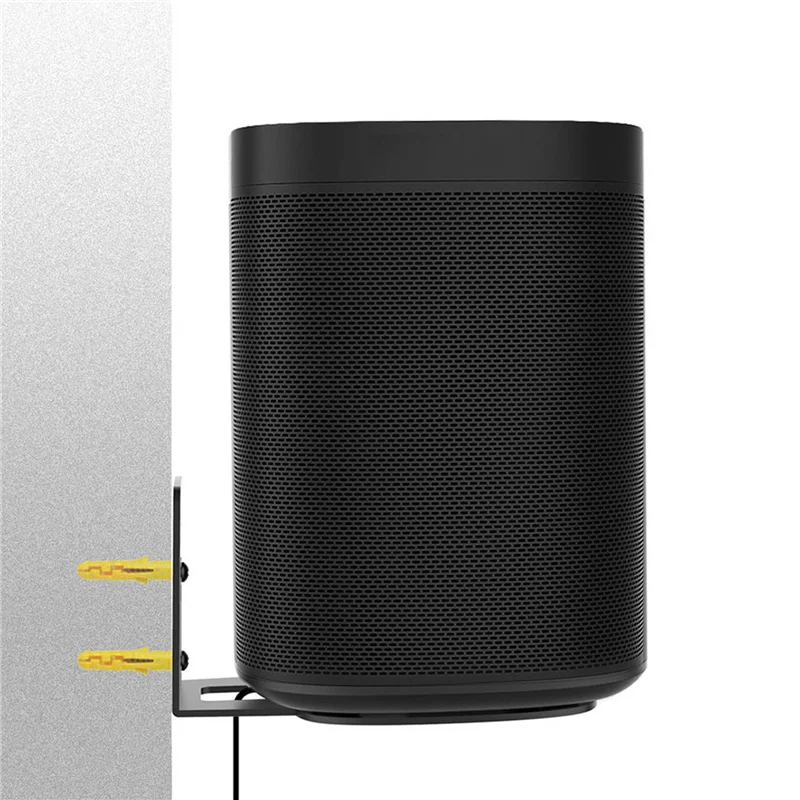 【اشتريها الآن!】2X حامل جداري مثبت على الحائط لمكبر الصوت Sonos One SL حامل مكبر الصوت رف معدني قوي