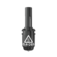 SPOR 0.4mm 265℃ Nozzle High Temp 3D Printer Nozzle Spare Replacement Accessories for Flashforge Adventurer 3 and Adventurer 4
