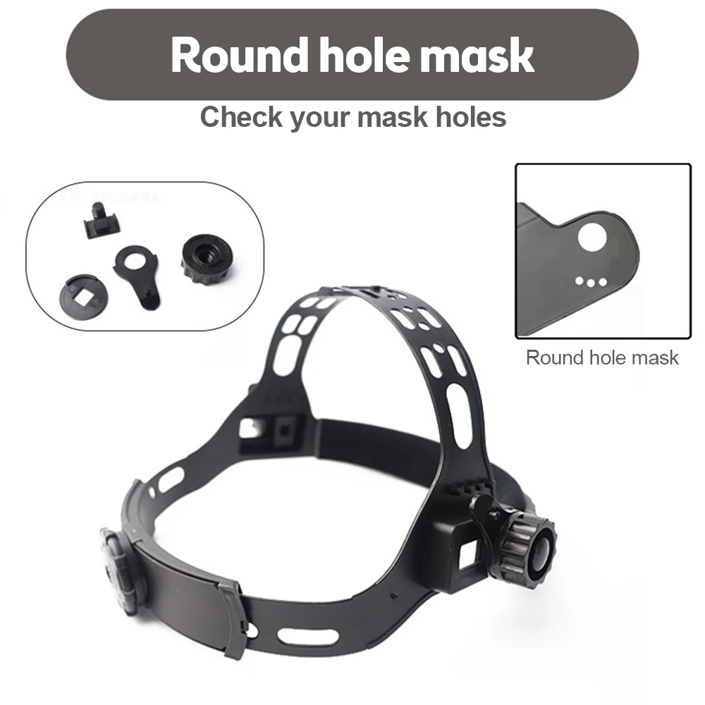 Welding Welder Mask Adjustable Plug-in Headband For Solar Auto Darkening Welding Helmet Accessories Tool Square/Round Holes