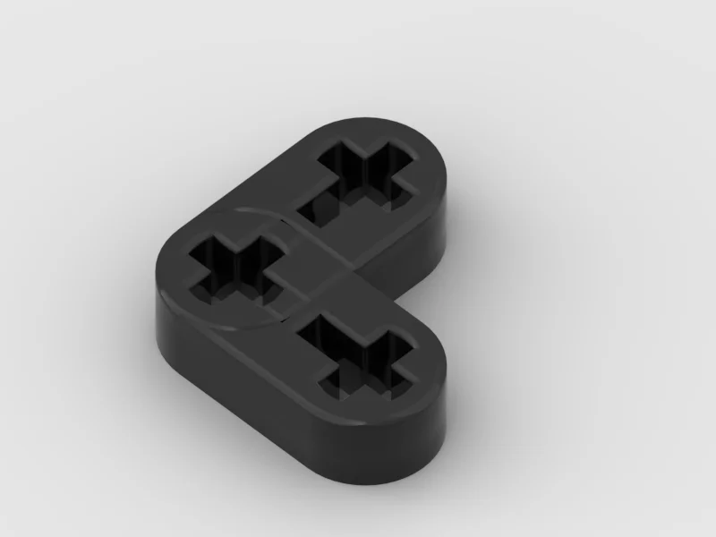 *90° half beam 2x2 w. Axel holes* 1692 20 pcs DIY enlighten block brick part No.  Compatible With